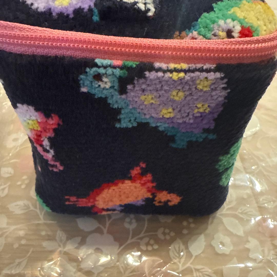 FEILER フェイラー　神崎恵コラボ バニティ　（ネイビー）