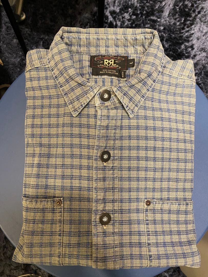 RRL ダブルアールエル デニムワークシャツ