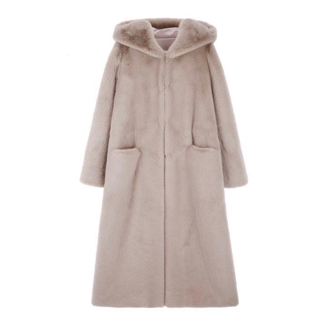 Lemonplet（レモンプレット）　ロングファーコート