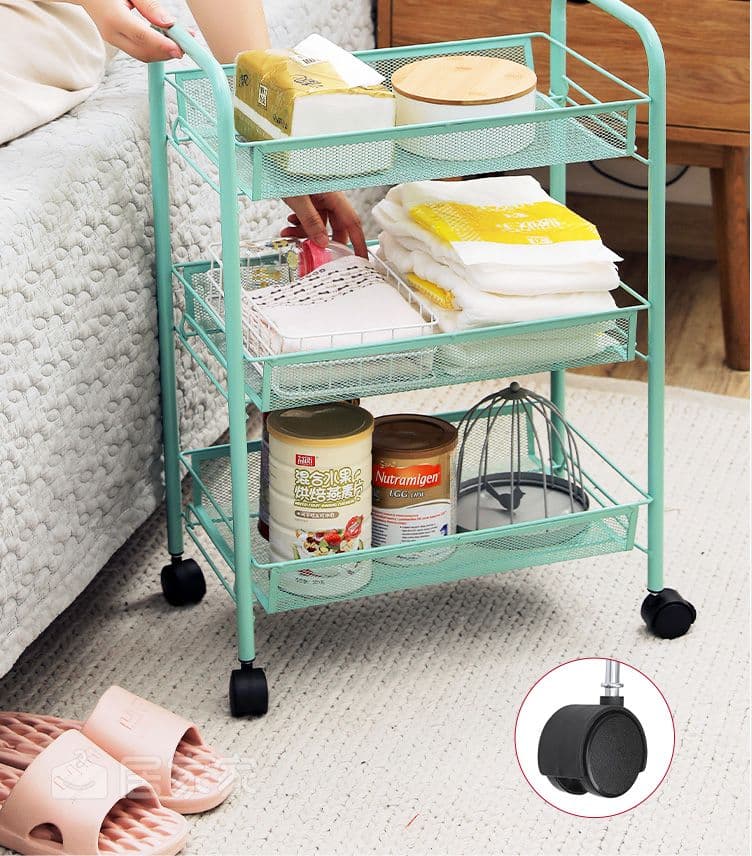 住宅地にマルチカート移動収納棚