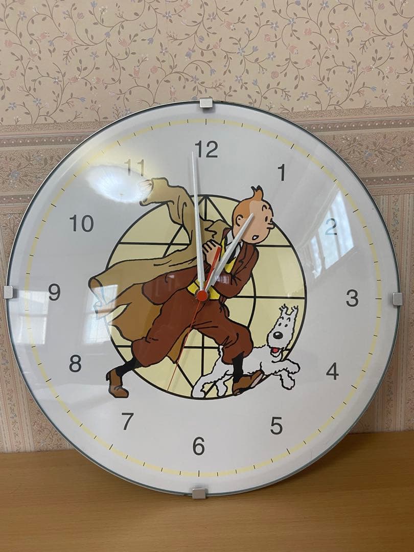 タンタン　掛け時計　TINTIN