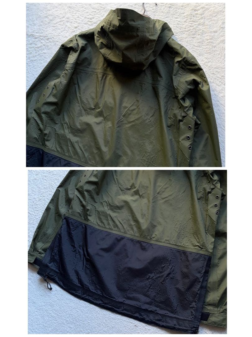 コムデギャルソンオム アノラックパーカー ナイロン カーキ L AD2017