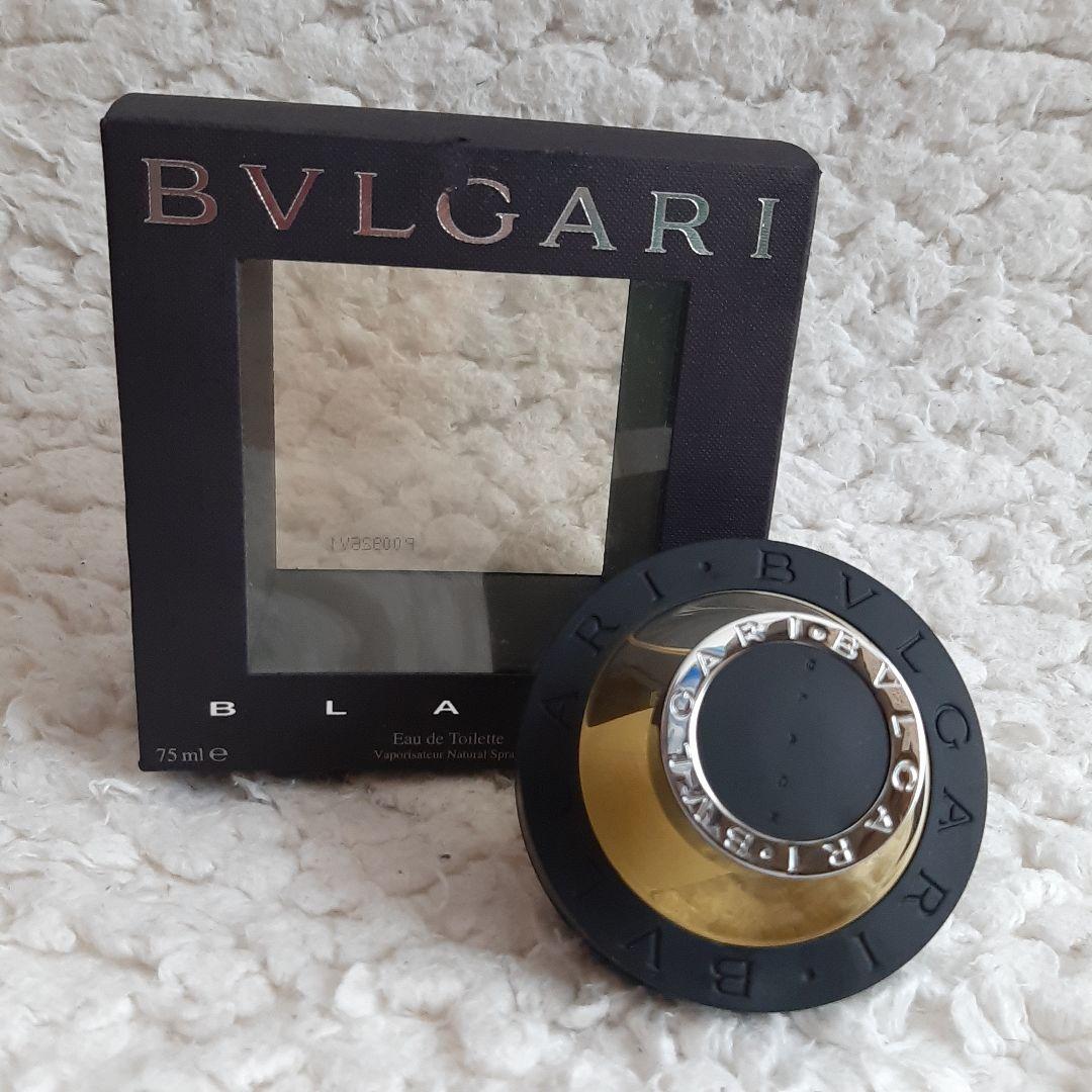 希少　廃盤品　ブルガリ ブラック オードトワレ　香水　75ml 箱付き