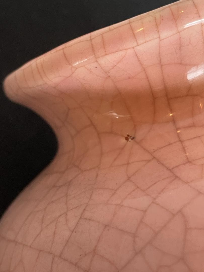 希少 フランス ヴィンテージ Longwy ロンウィ 花瓶 フラワーベース 木蓮