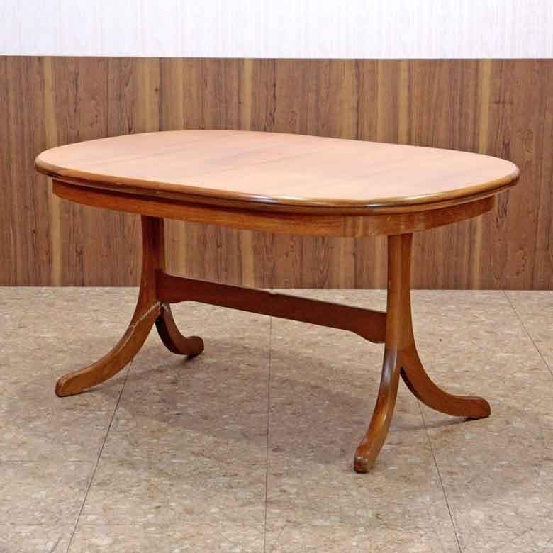 ダイニングテーブル 伸長式 イギリス ヴィンテージ ホワイトニュートン