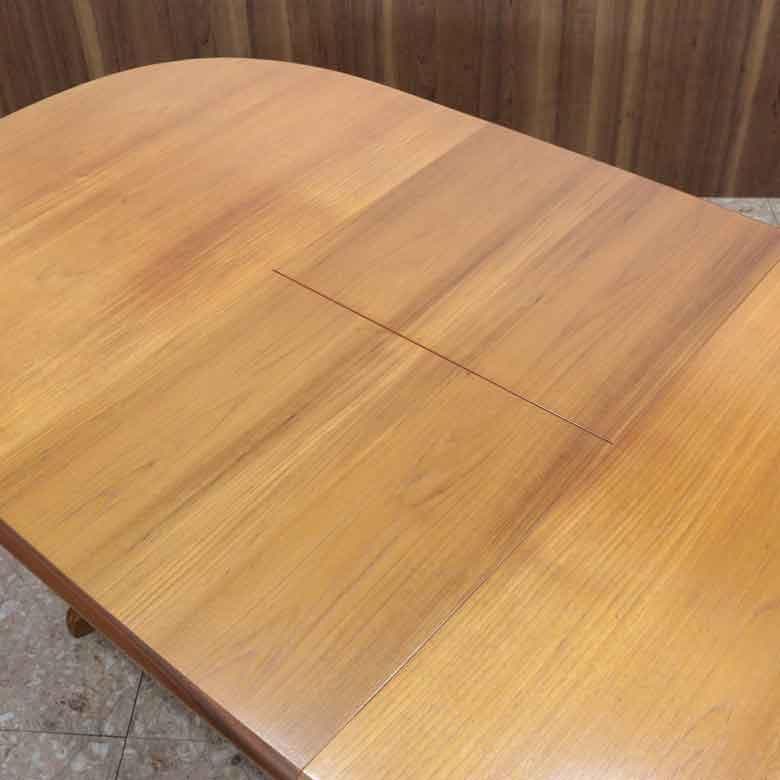 ダイニングテーブル 伸長式 イギリス ヴィンテージ ホワイトニュートン