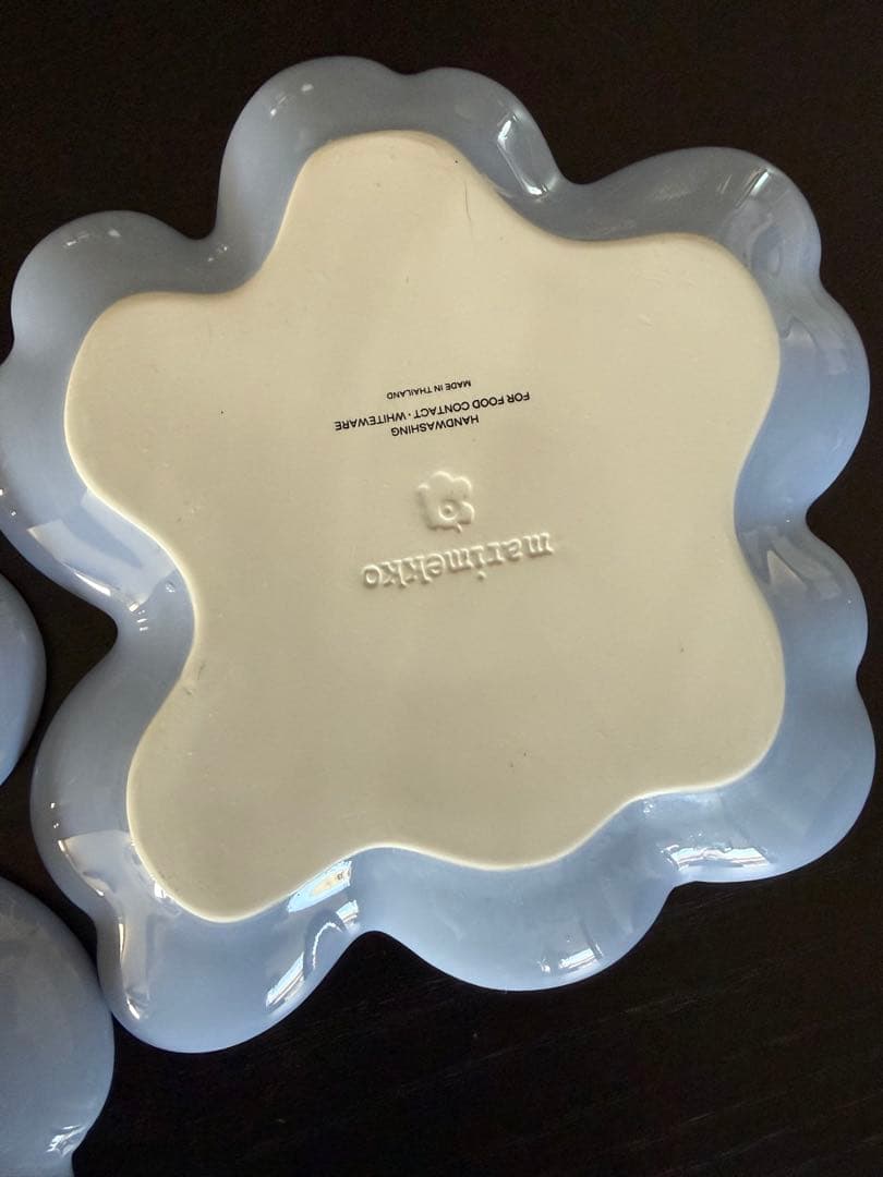 マリメッコ ウニッコ 2025 プレート ライトブルー　2枚セット　表参道店購入