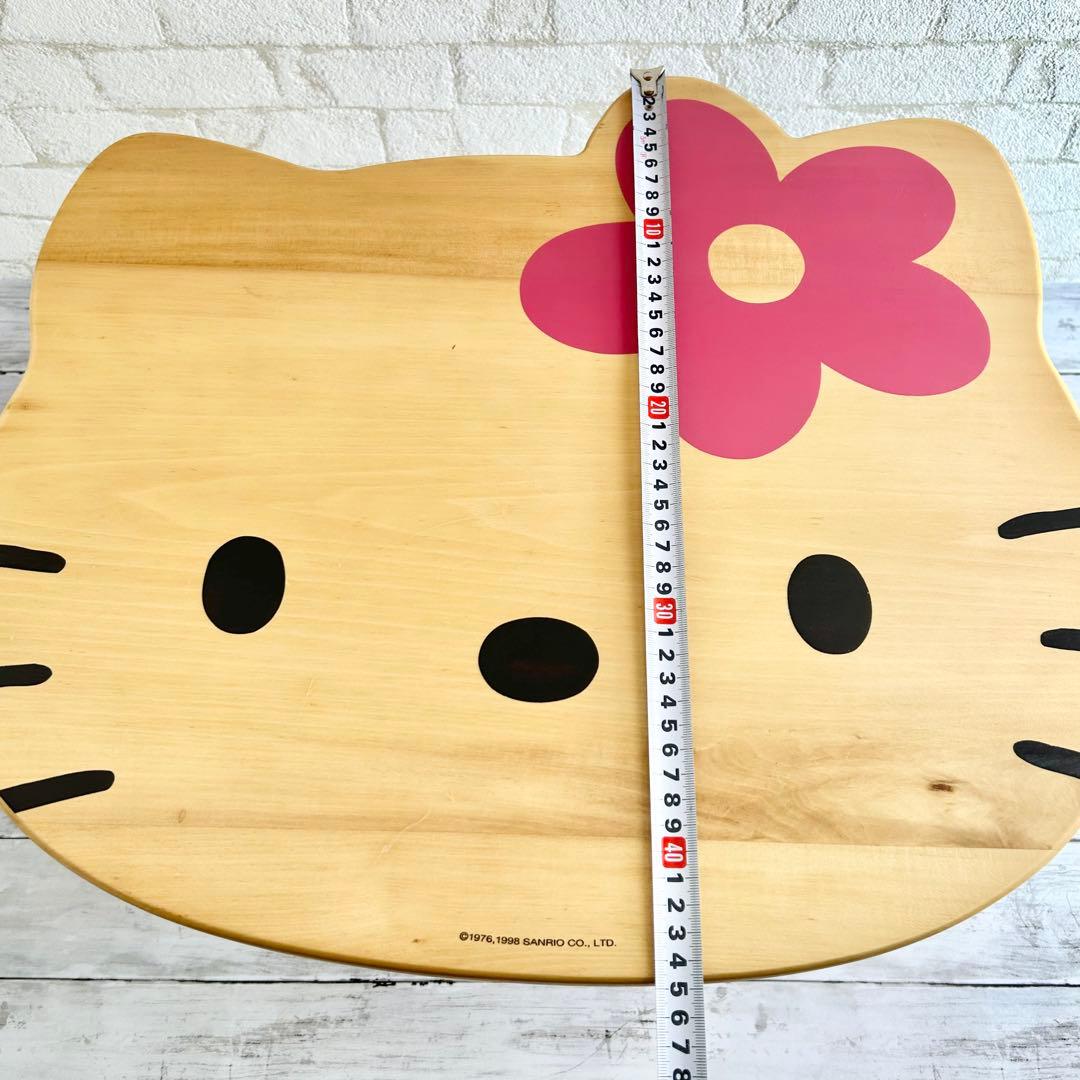 日*0様 ❤️希少！木製テーブル レトロ ハローキティ カオハナ 机 ローテーブ