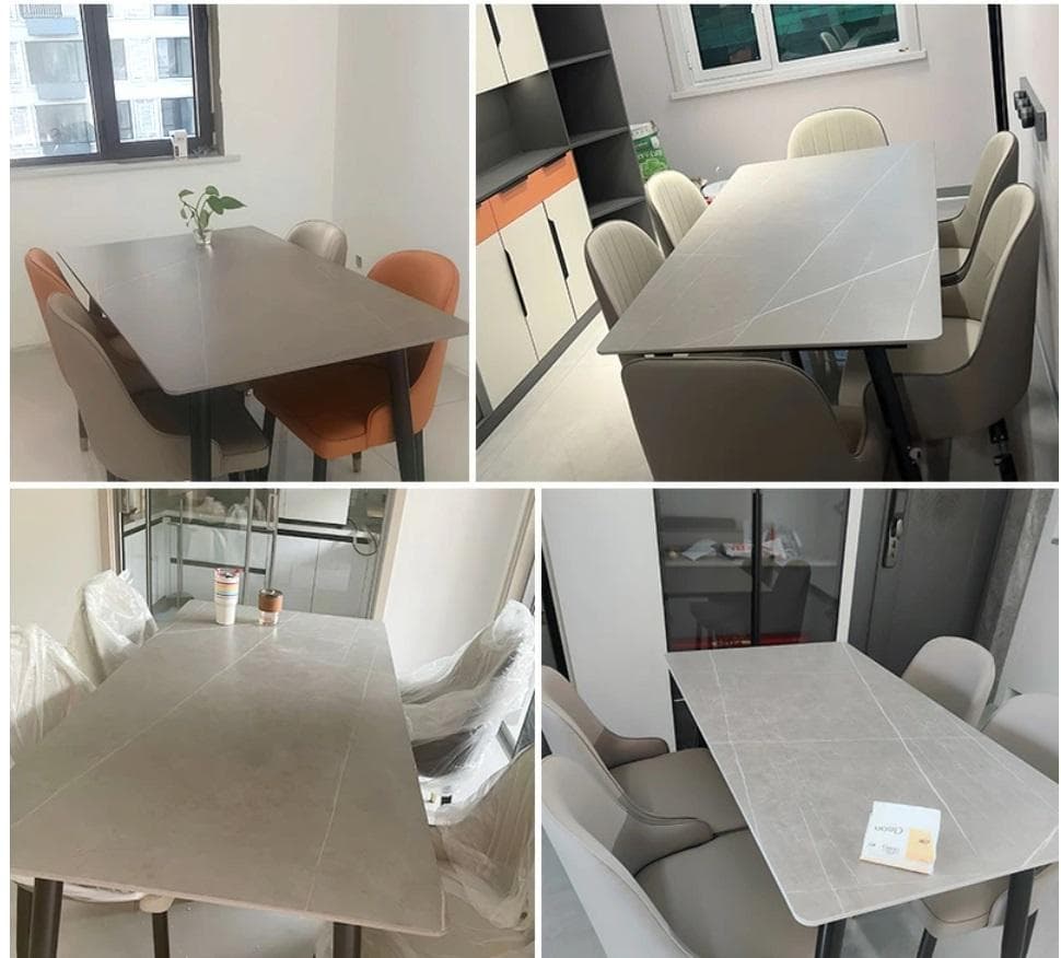 ぷりぷり大阪府引取限定　160cm セラミックダイニングテーブル　ホワイト