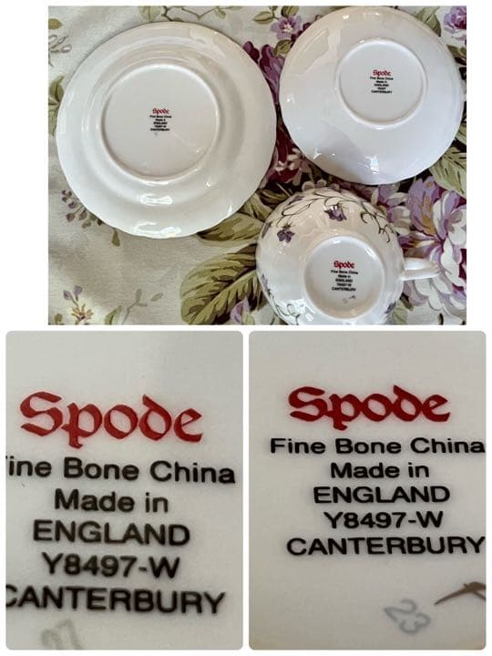 【美品】スポード ★カンタベリー★トリオ②