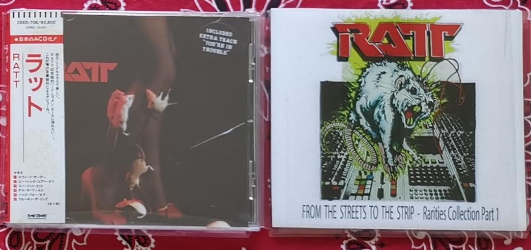 M*o様 ラット RATT デビュー盤 40周年記念盤 おまけ付き