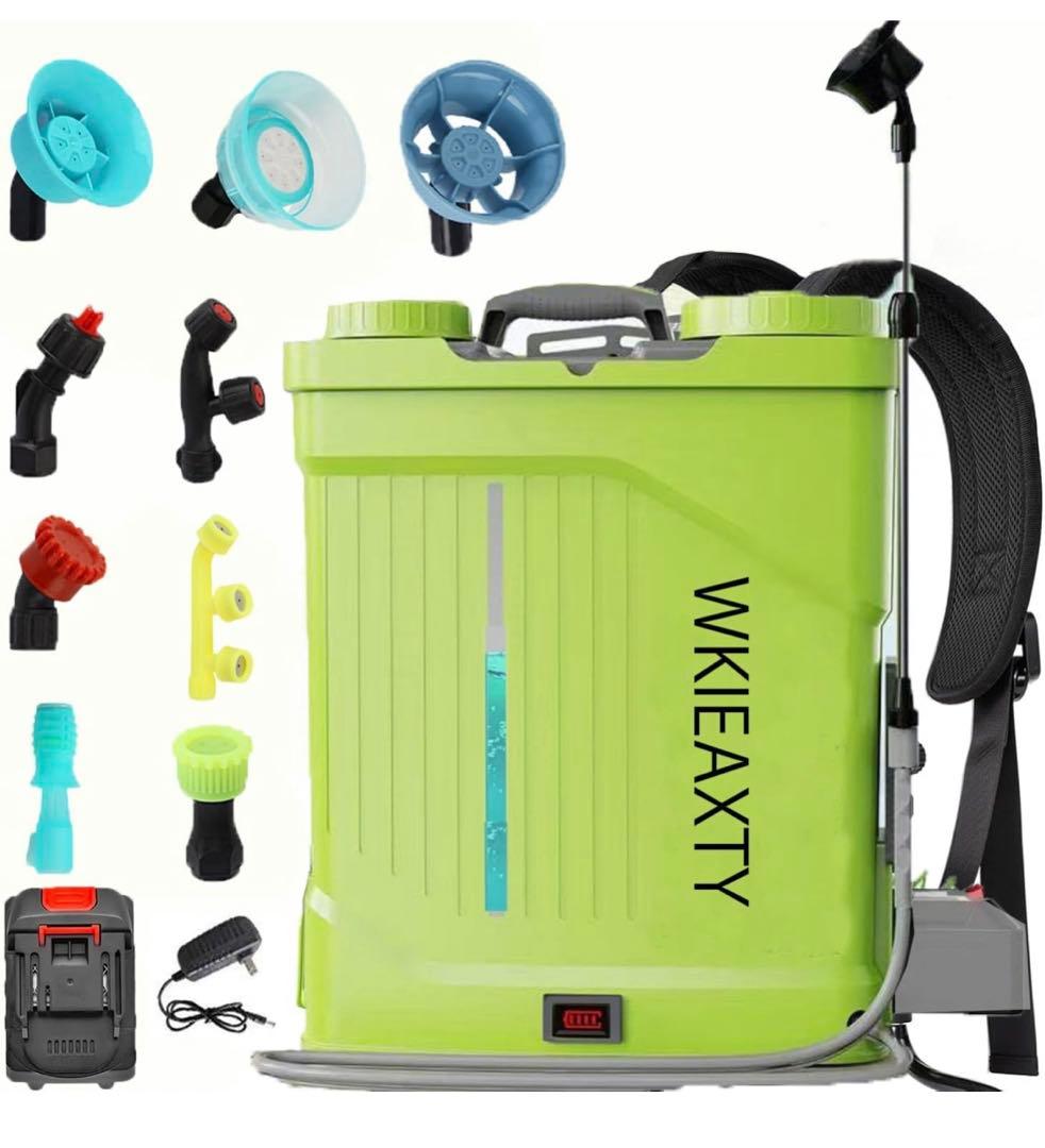 電動噴霧 充電式マキタ互換 18V対応 連続自動スプレー背負式20L攪拌機能付き