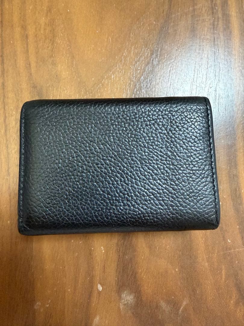 ⭐️さちゃ⭐️BALENCIAGA ブラックレザー 三つ折り財布