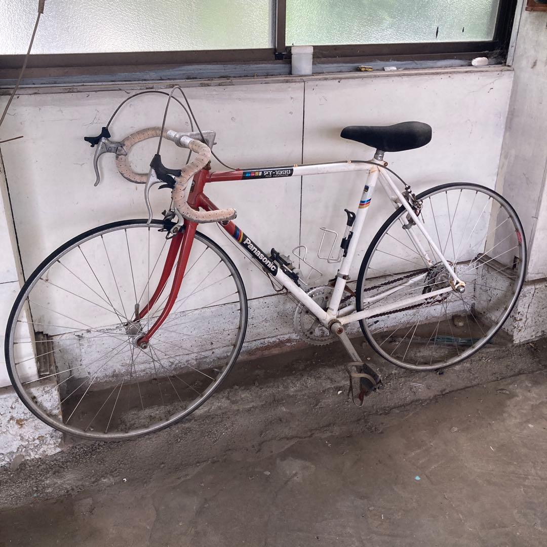 y*k様 引き取り限定 ジャンク 古いロードバイク Panasonic pt-1