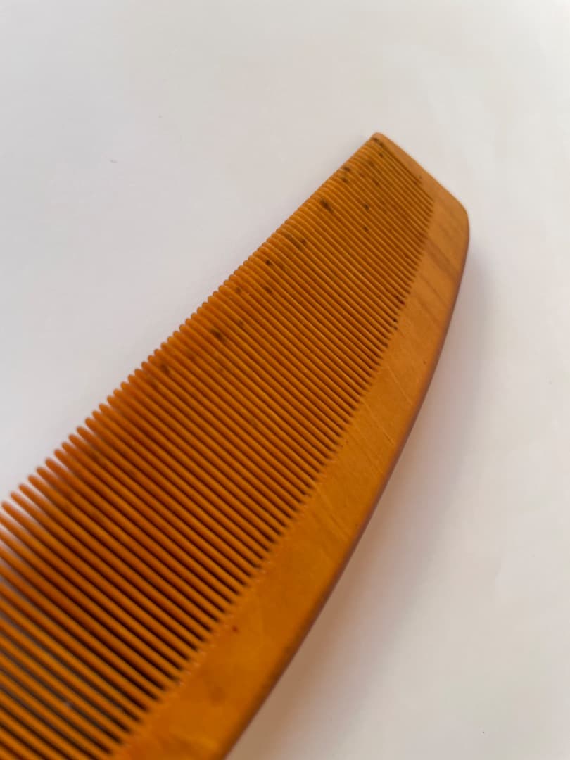 つげ櫛 　広島政夫　廣島　さつまつげ