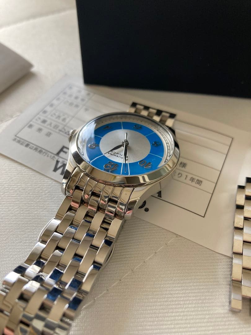 フクシマ・ウォッチ FUKUSHIMA WATCH Co.Marine Blue