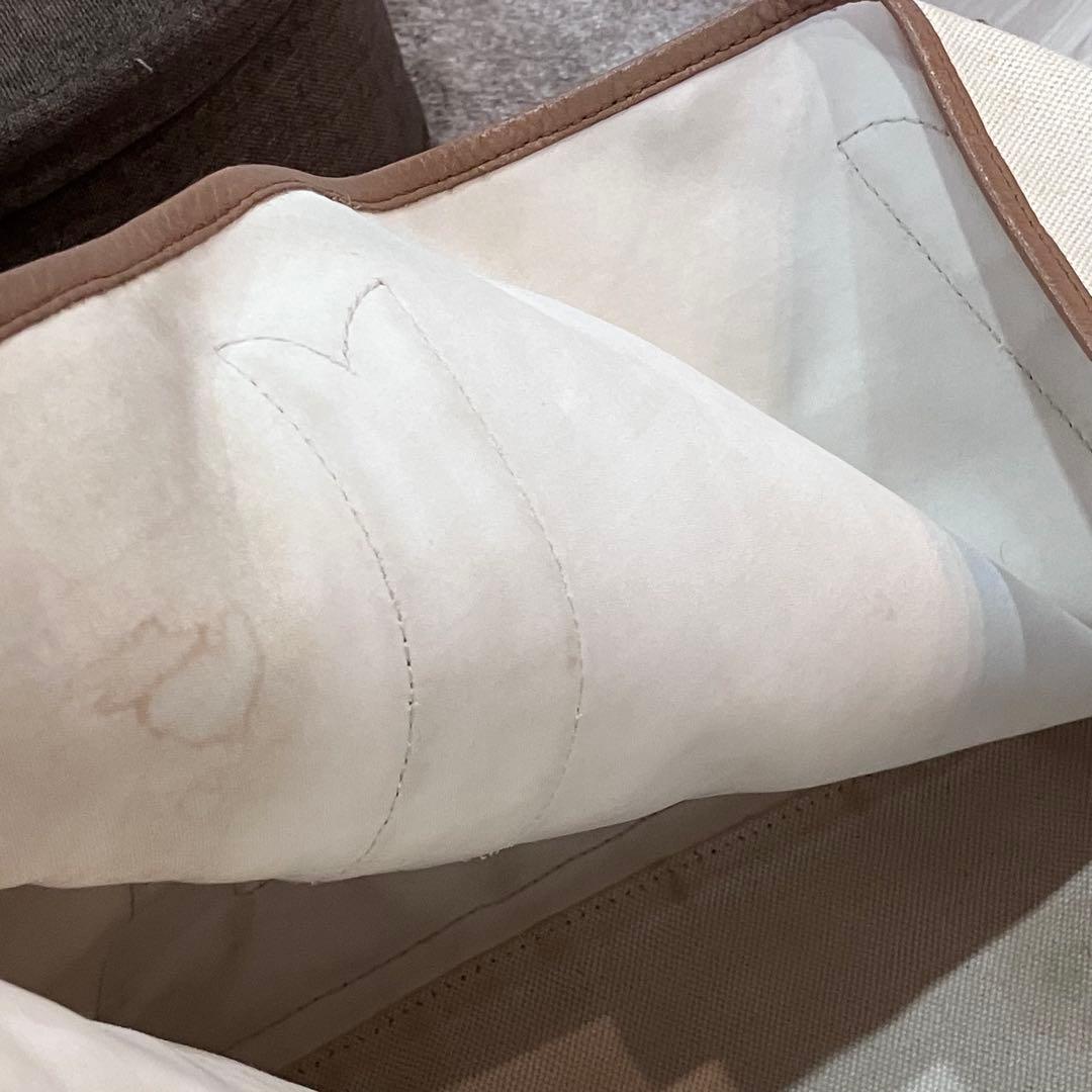 BALENCIAGA トートバッグ キャメル　ブラウン　希少サイズ　汚れ多数