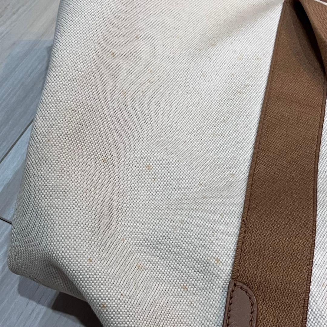 BALENCIAGA トートバッグ キャメル　ブラウン　希少サイズ　汚れ多数