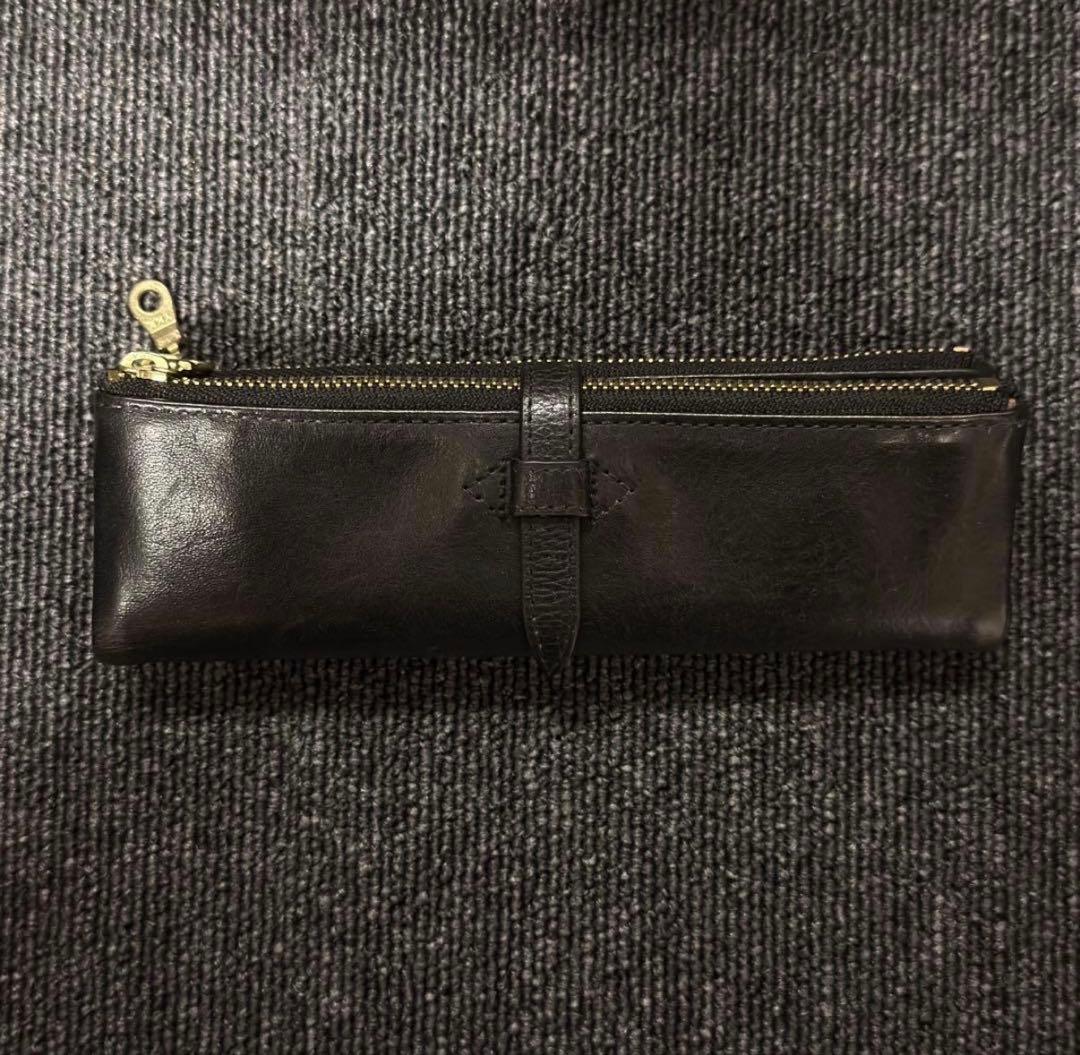 C COMPANY ルポペンケース&ルポ3ナチュラルペンケース&手入れ道具&革栞