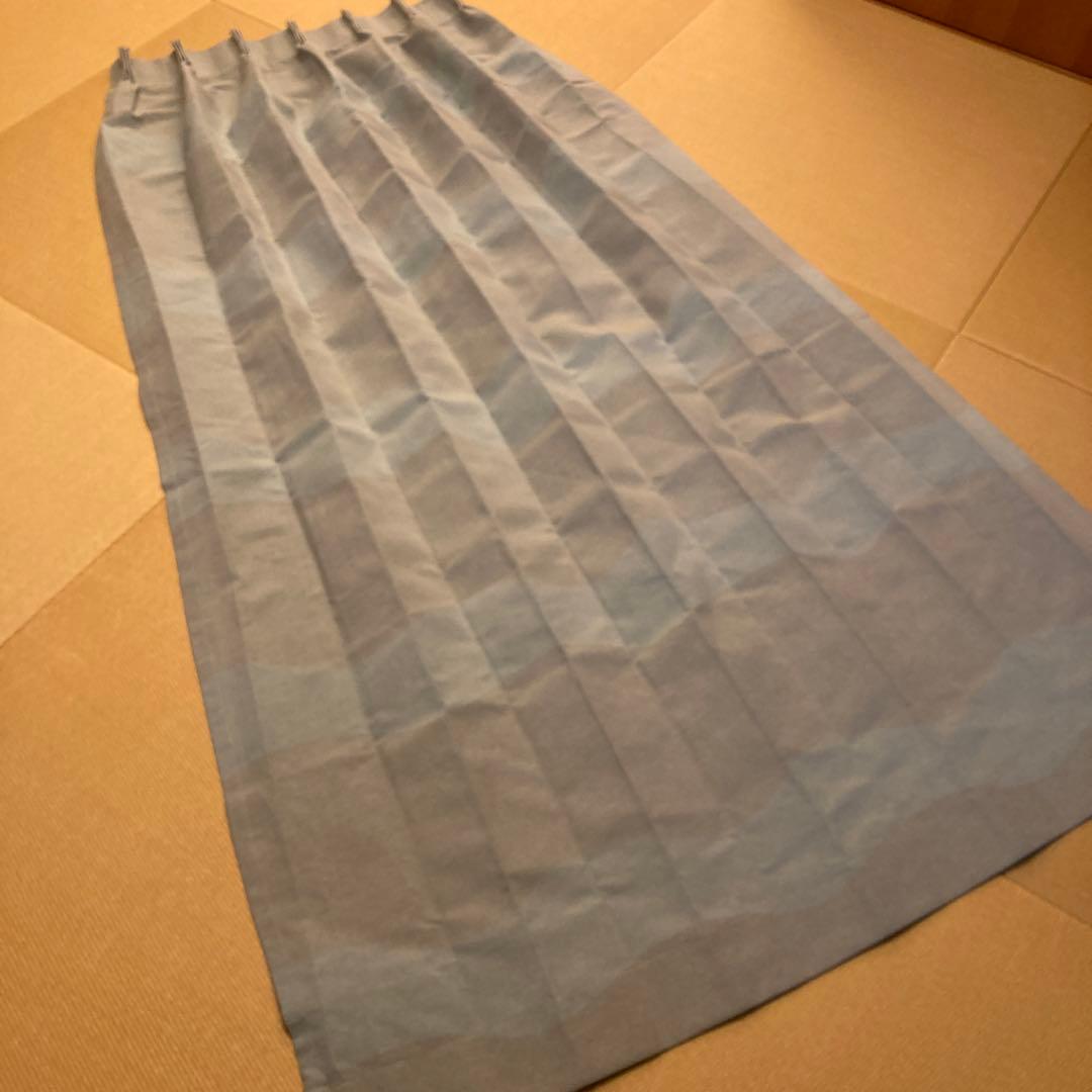 ウニコ　unico 80×210両開き ナミナミ遮光カーテン レースセット