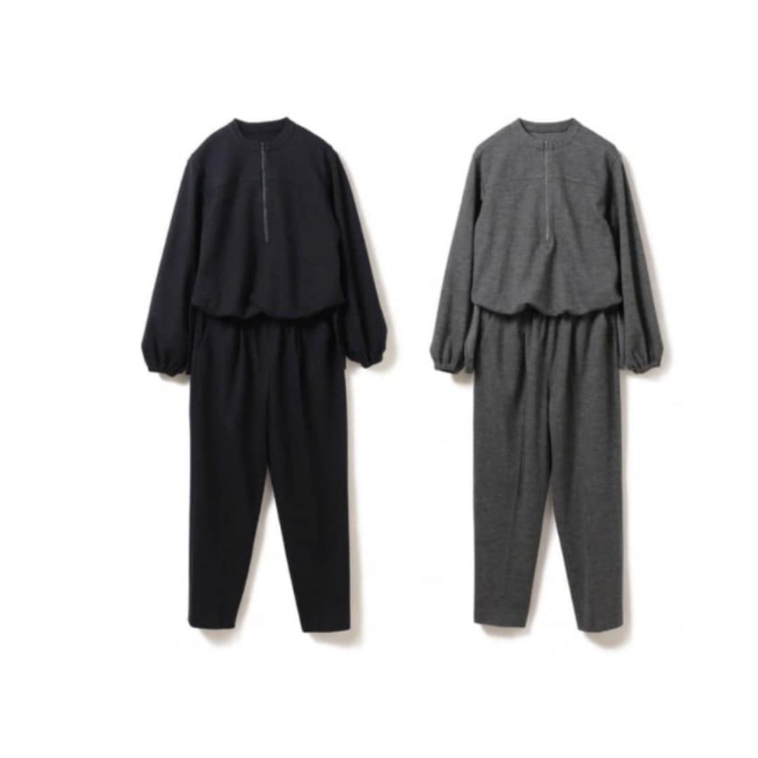 Demi-Luxe BEAMS AK+1 ジップアップ オールインワン M　紺