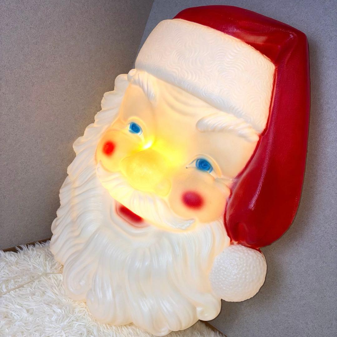超特大 Empire サンタ フェイス ライト サンタクロース オブジェ