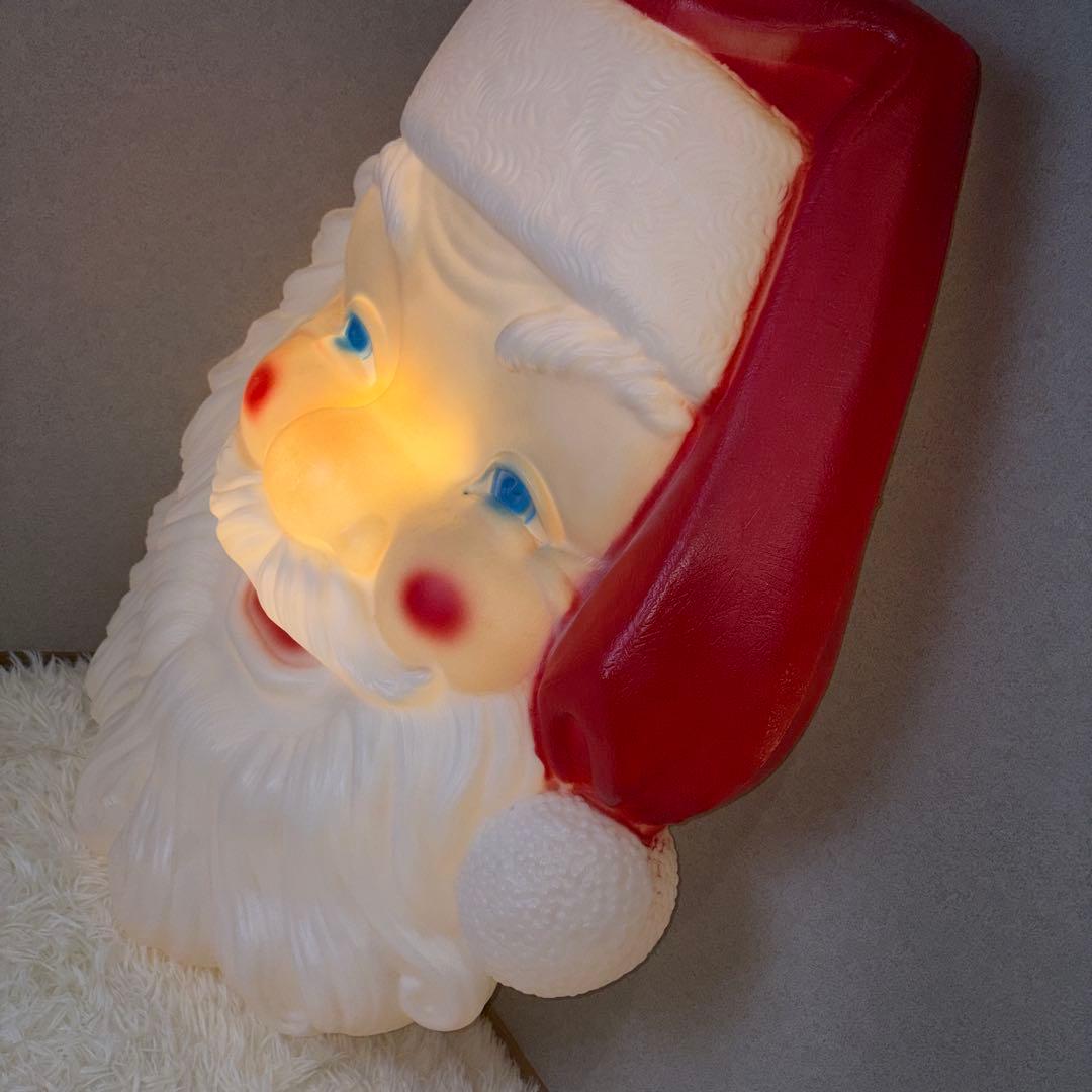 超特大 Empire サンタ フェイス ライト サンタクロース オブジェ