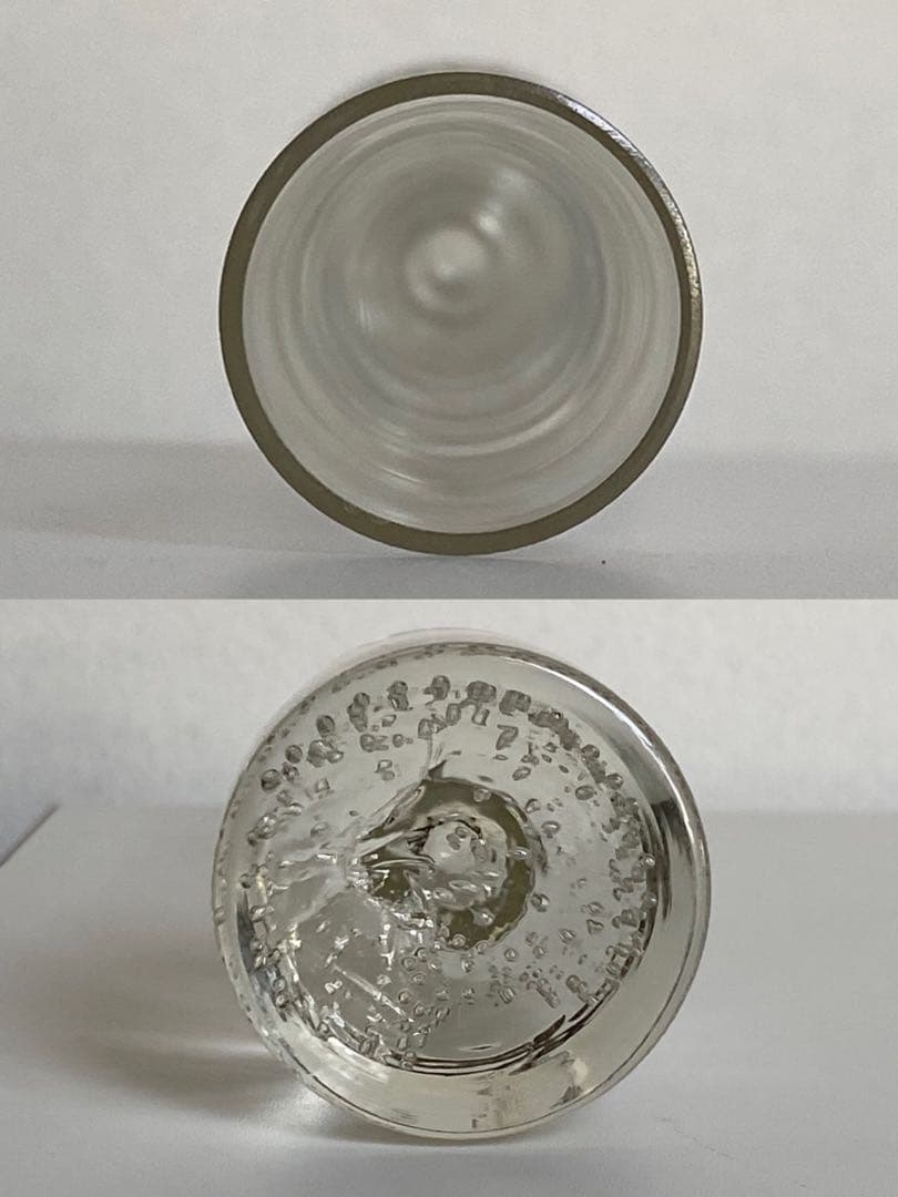 ドイツ アンティーク ビンテージ クリア 細長い花瓶 フラワーベース 希少 美品