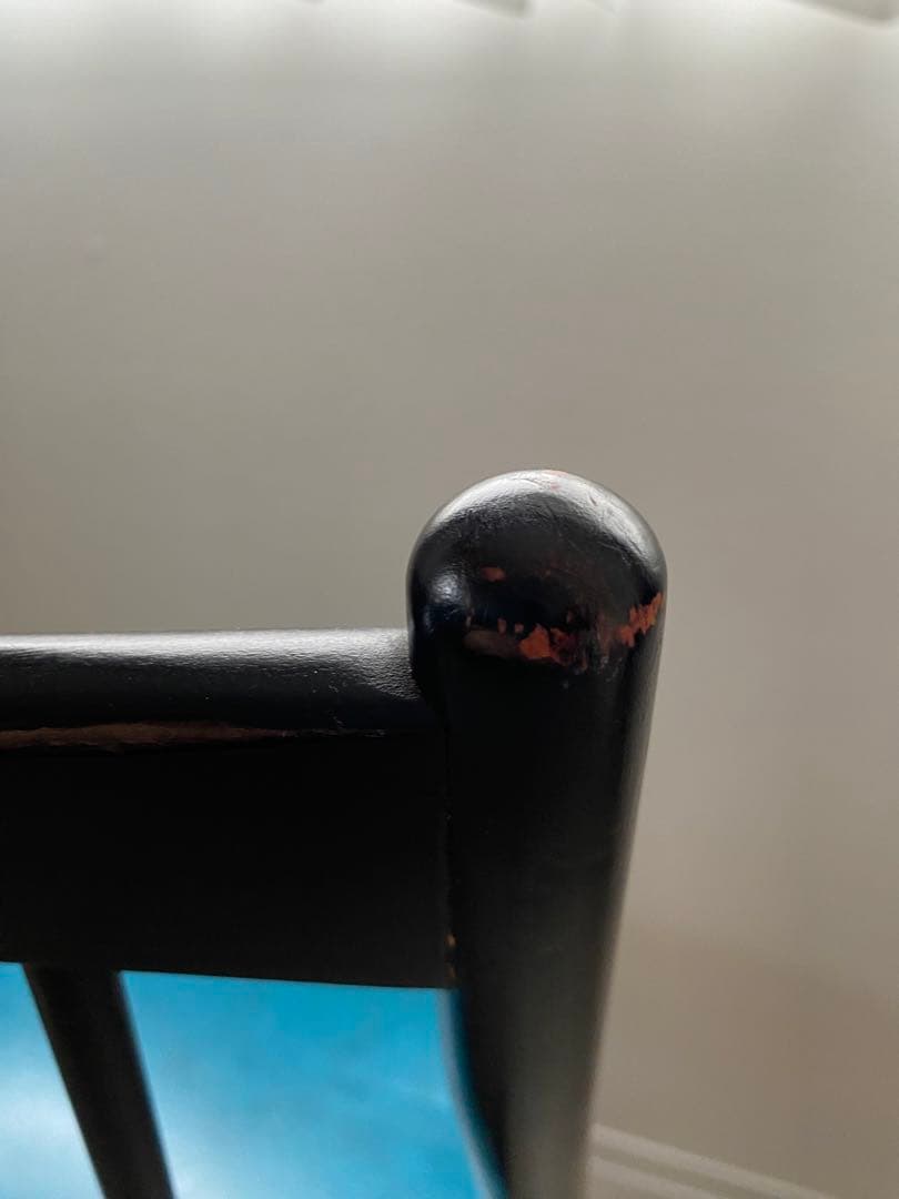 ② 飛騨産業 キツツキ CASCADA 椅子 座面 張替え済み オールド