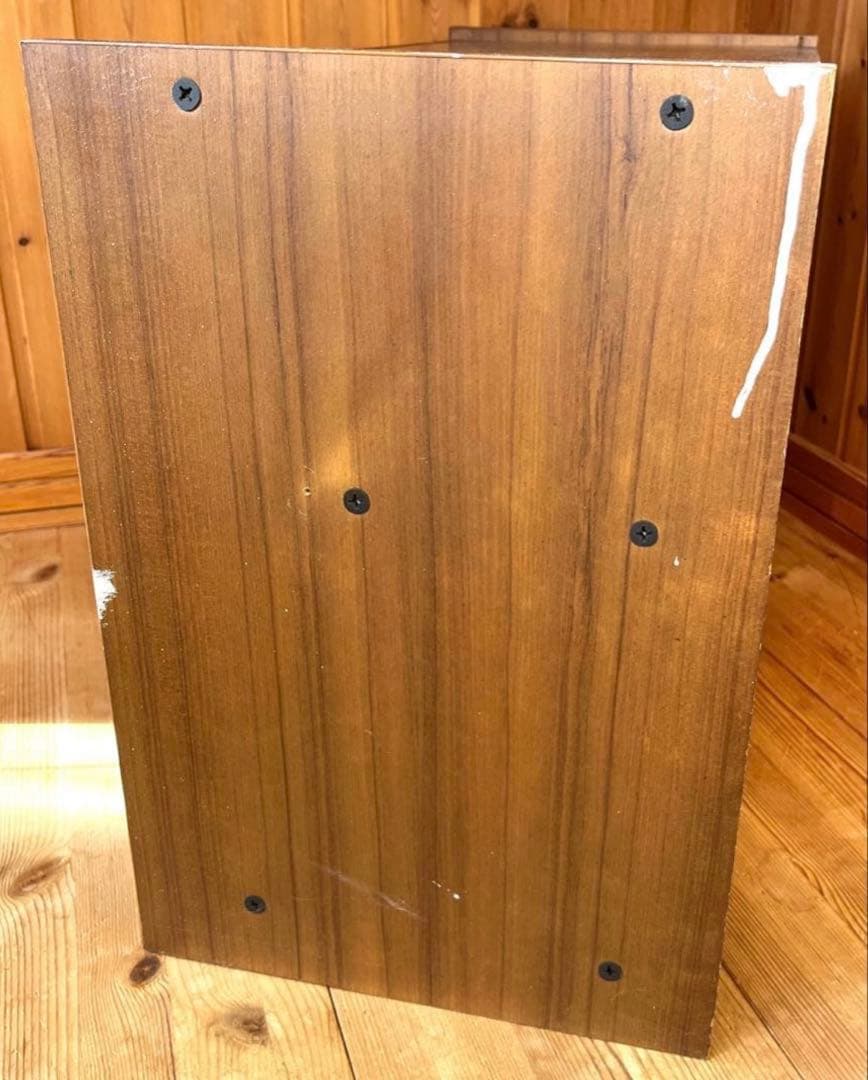 ガラス棚　木製　アンティーク　古家具　キャビネット　ガラス扉　昭和レトロ