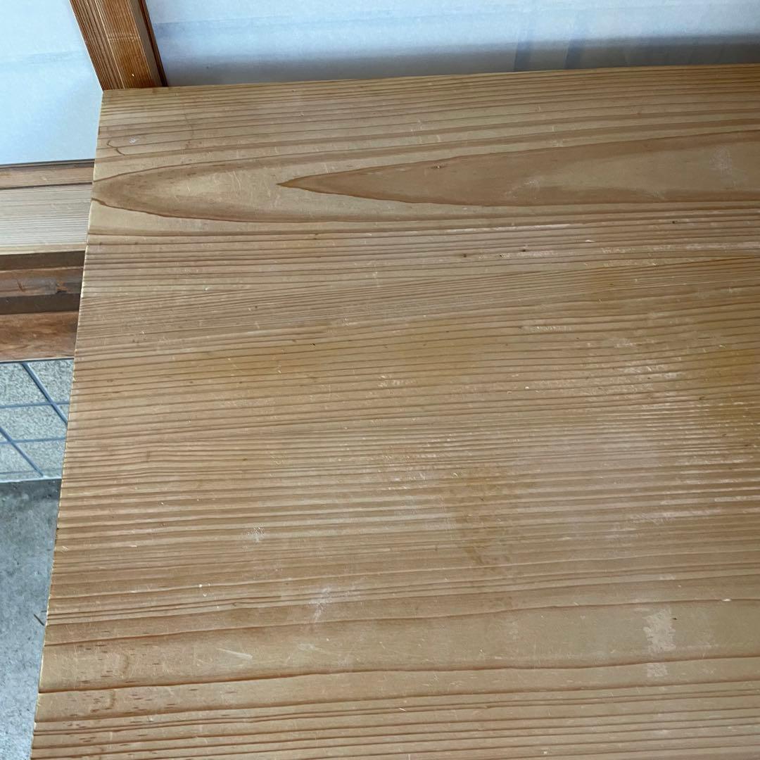 【手打蕎麦道具】高級桧(白木)めん台 脚付き 延し台 オーダー品 一点物