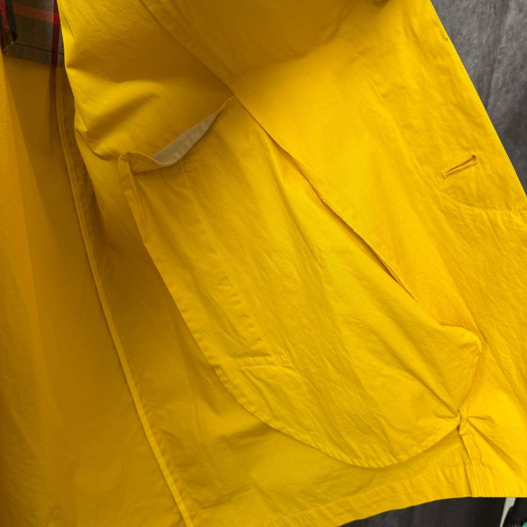 Mackintosh マッキントッシュ フィロソフィー ステンカラーコート黄 M