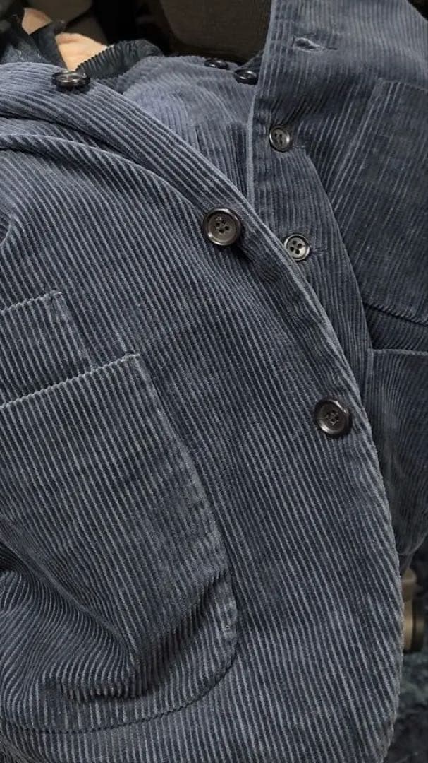 希少旧タグ✨00s エンジニアドガーメンツ コーデュロイ セットアップ 紺 S