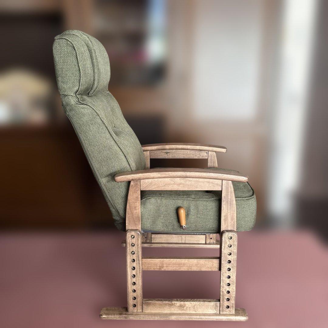 エムール　高座椅子　かなた　無段階リクライニングチェア