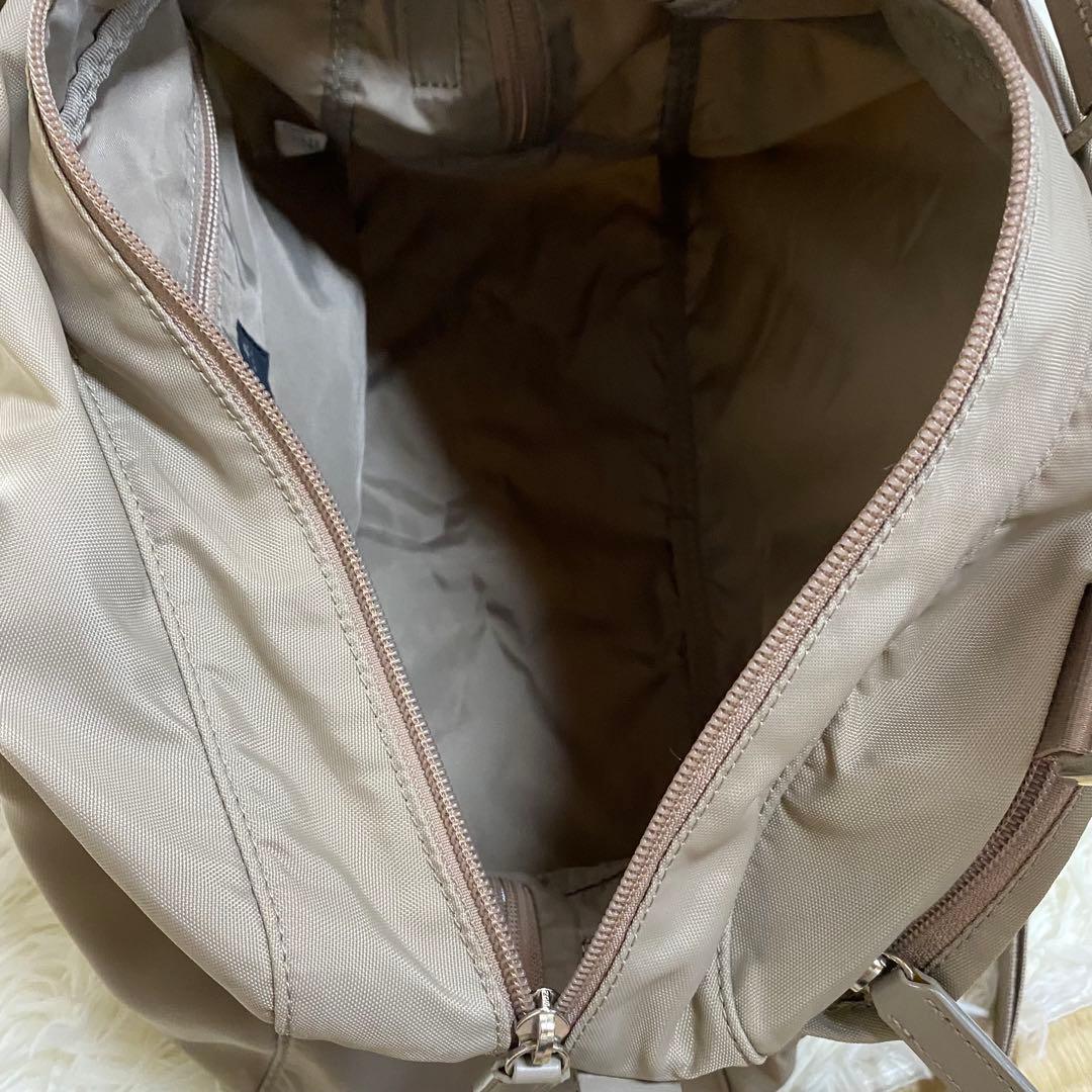 【美品】 agnes b. 2way ボストンバッグ ショルダーストラップ 付き