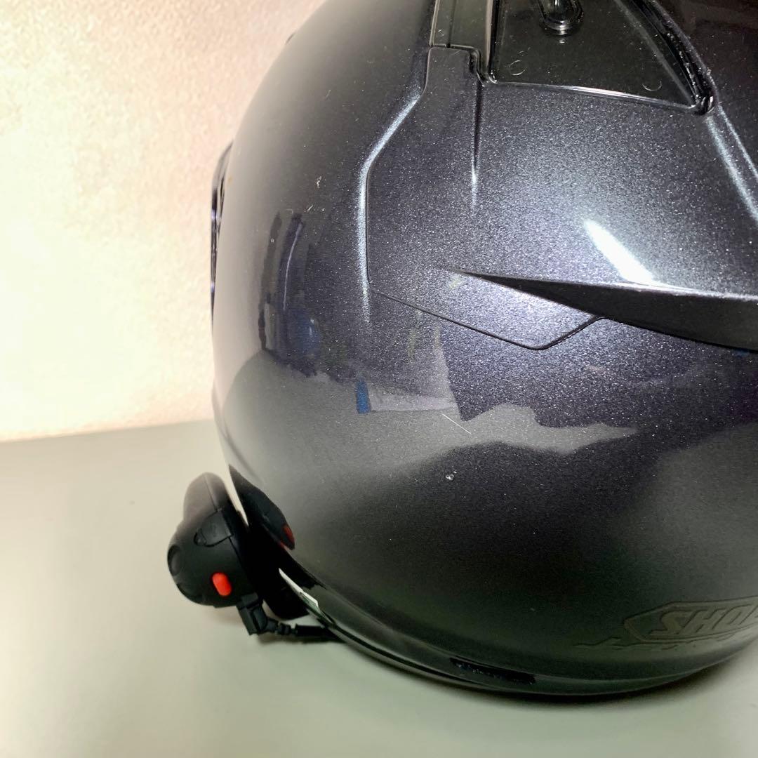SHOEIヘルメット J-FORCE3 ブルーブラック L寸 インカム付