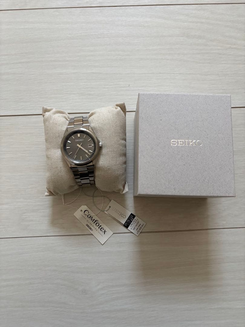 【未使用】SEIKO SELECTION SBTM347 ソーラー電波　グレー