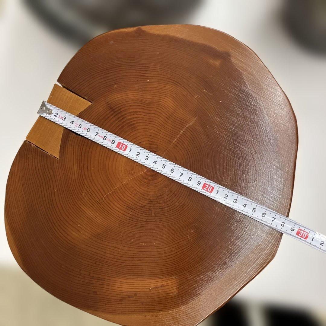 お値下げしました。さわら丸太椅子