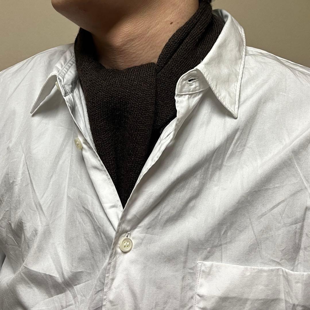 COMME des GARÇONS HOMME PLUS ショートマフラー　茶色