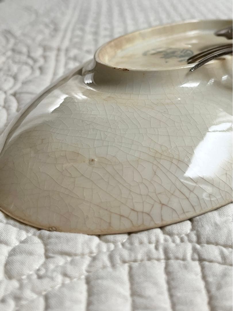 ◆フランスアンティーク｜ラスト1点100年前クレイユエモントロー、楕円、ラヴィエ