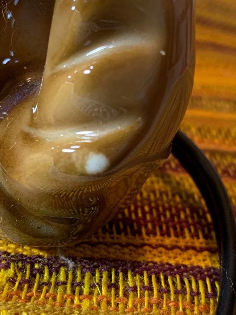 ドイツ製　ビンテージ雑貨　陶器の電気アロマ装置。可愛いわんちゃんが光って匂う！