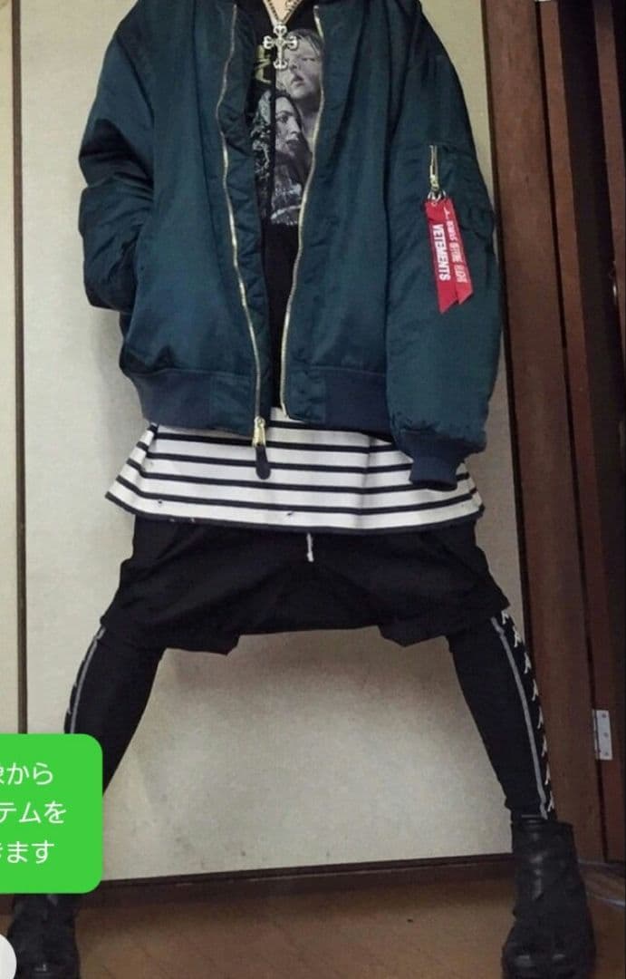 デムナ初期VETEMENS×alphaMA-1 ボンバージャケット