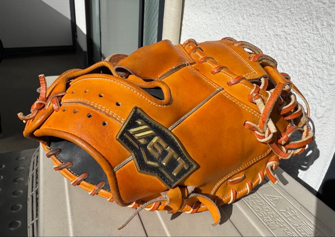 【ネオステイタス】ゼット 一般軟式キャチャーミット&オレンジ