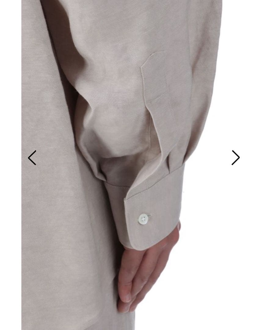 あ*う様 Graphpaper 25SS LINEN CUPRO ワイド シャツ