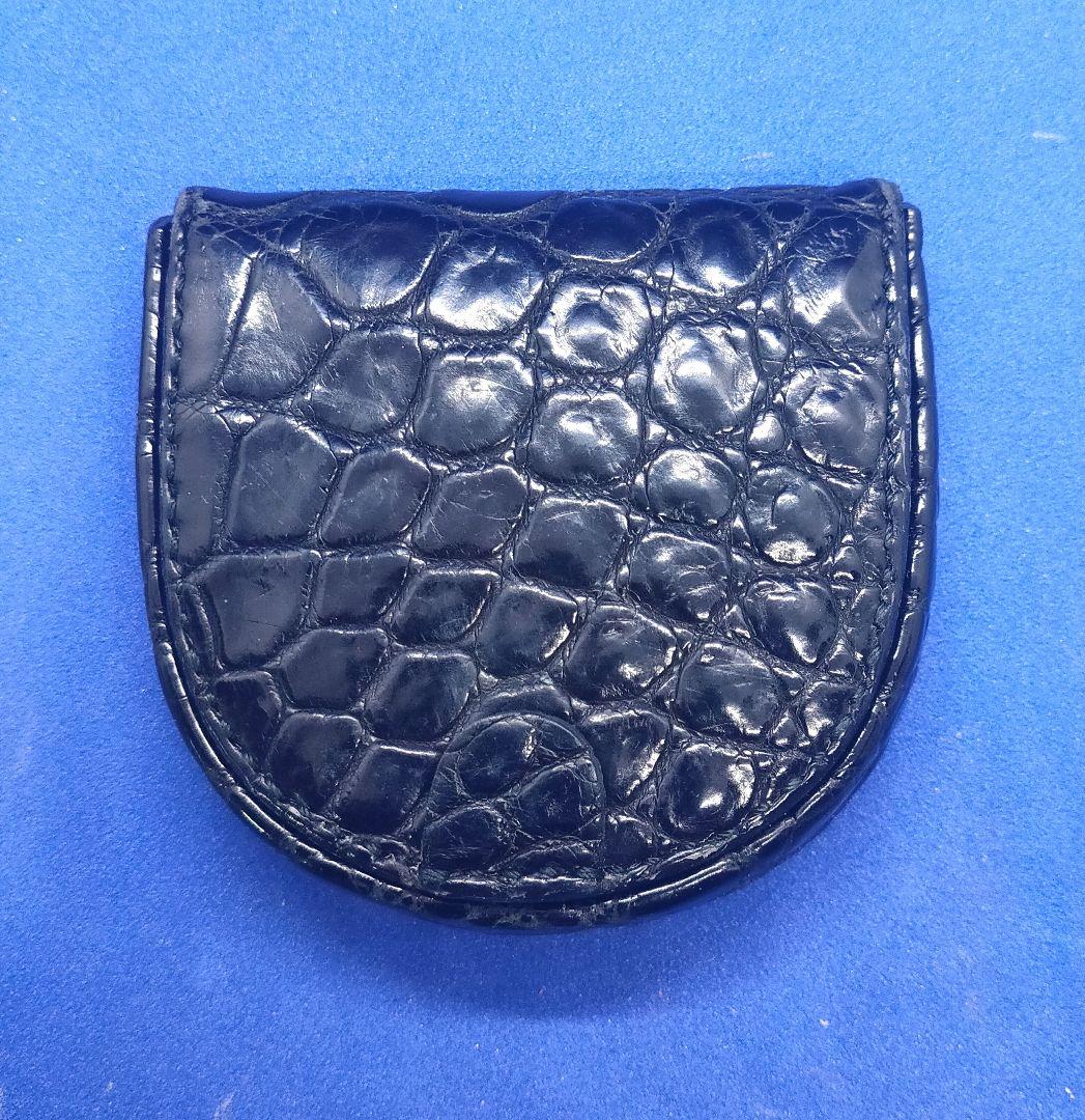 CYPRIS・キプリスクロコダイルレザー馬蹄型小銭入れ 中古品