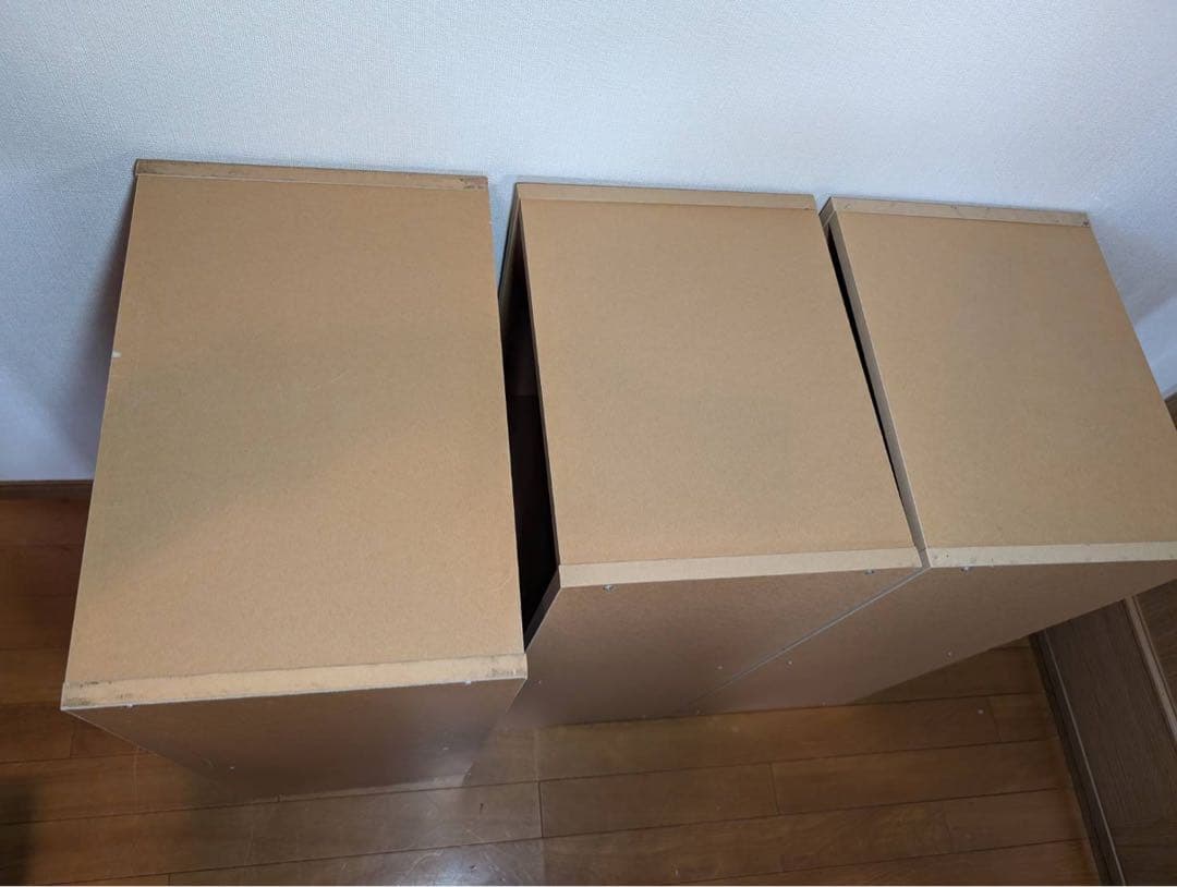 ■送料込■無印良品 MUJI パルプボードボックス 2段 棚 シェルフ廃盤家具