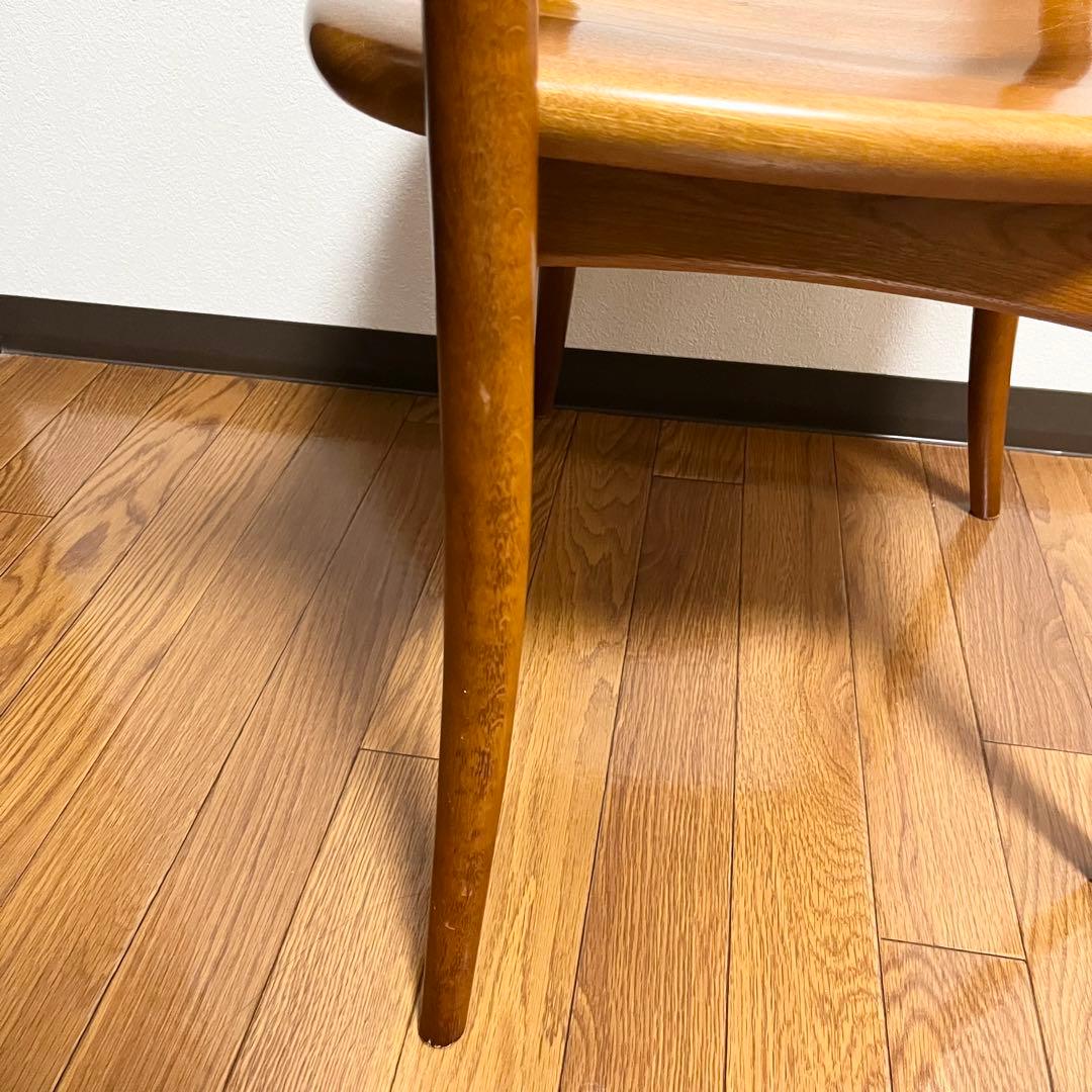 【美品】飛騨産業　クレセント　アームチェア　HIDA CRESCENT ②