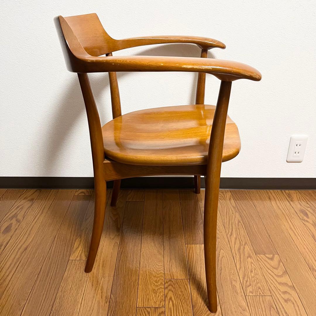【美品】飛騨産業　クレセント　アームチェア　HIDA CRESCENT ②