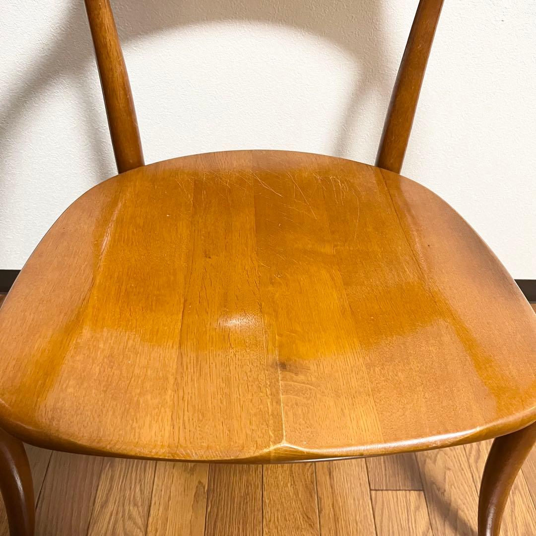 【美品】飛騨産業　クレセント　アームチェア　HIDA CRESCENT ②