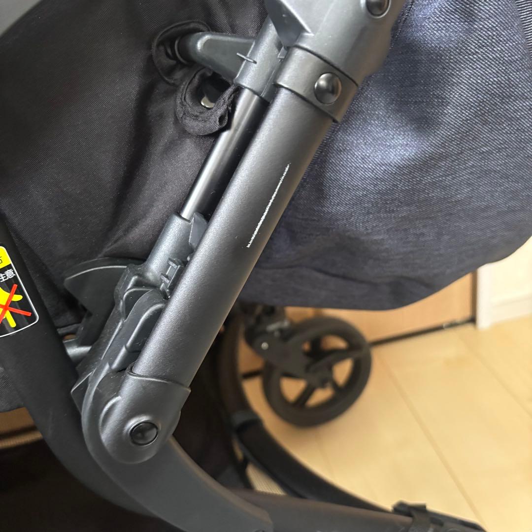 【トイザらス限定】Pigeon ランフィ RB3 トラッドデニム A型ベビーカー